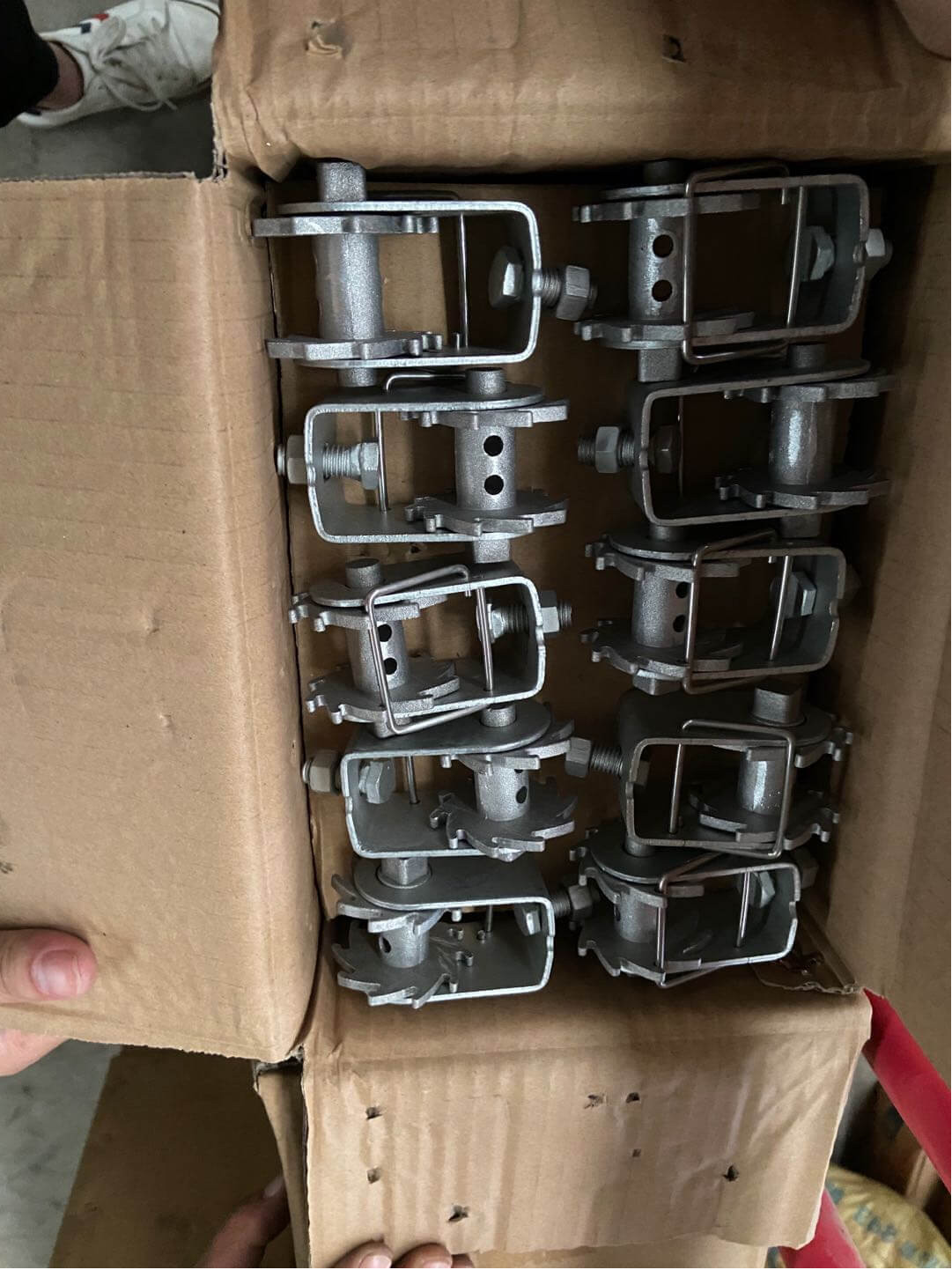 Aluminium Wire strainers awaiting despatch, June 2020