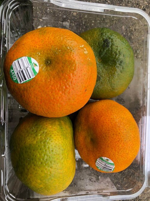 Peru mandarins in Shanghai