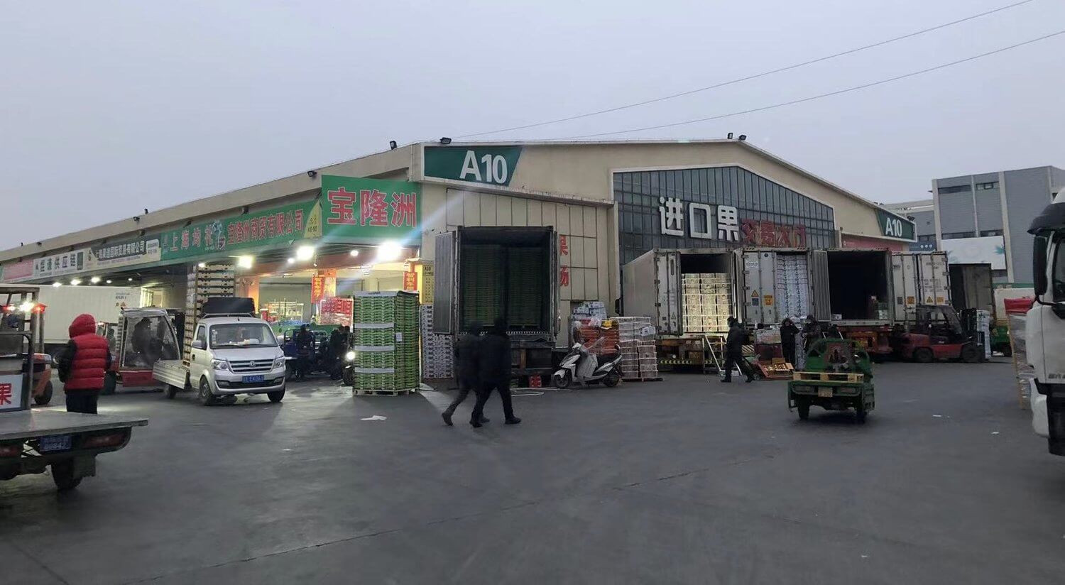 Caption: Hebei XinFaDi Market, 21 january 2022